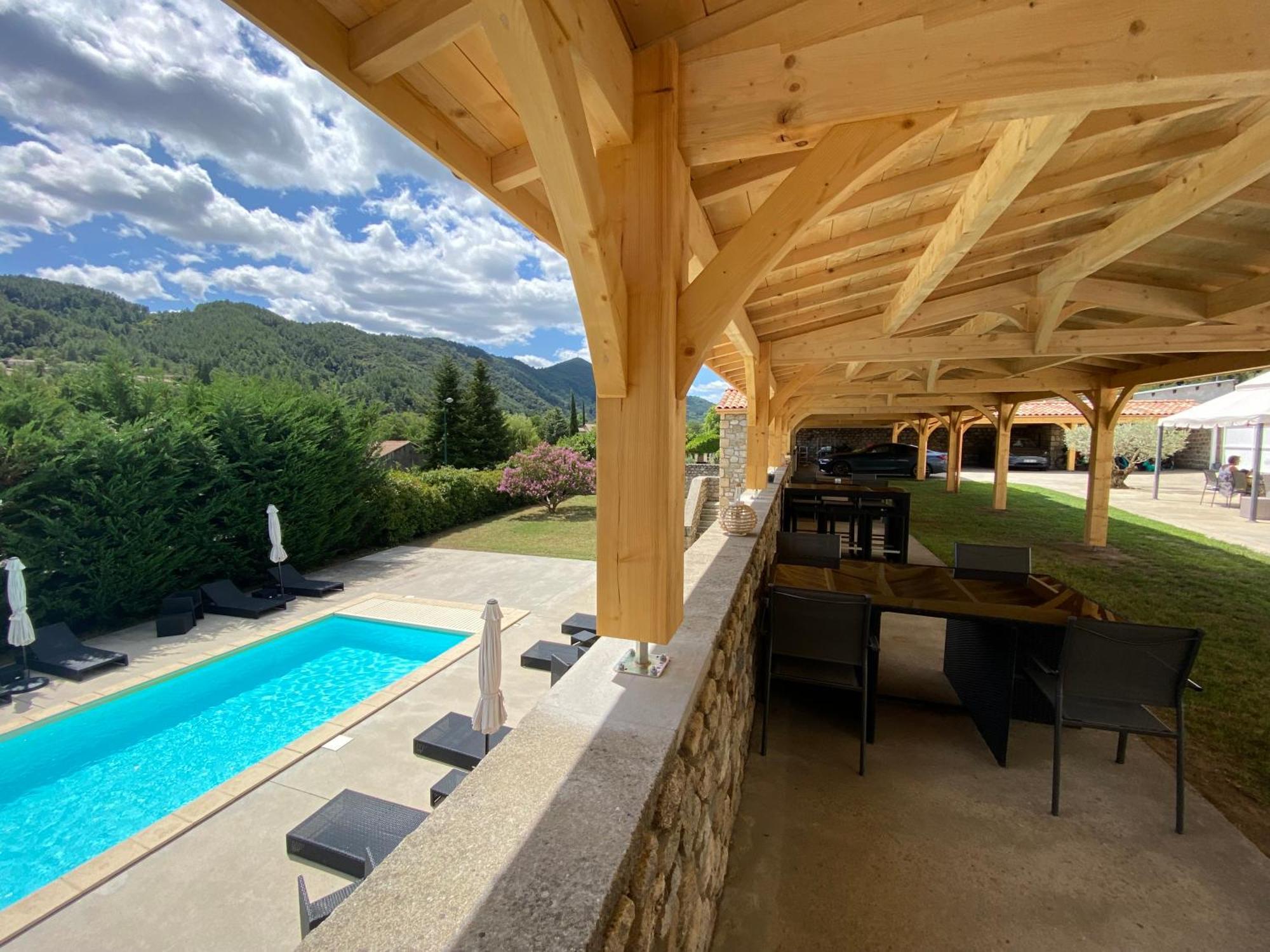 Bed and Breakfast Domaine Les Buis Saint-Fortunat-sur-Eyrieux Екстер'єр фото